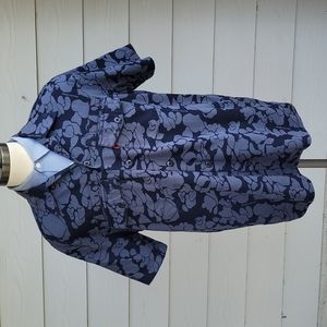 LEVIS x‎ Justin Timberlake Fresh Leaves Floral Sz L Short Sleeve Hawaiian Shirt